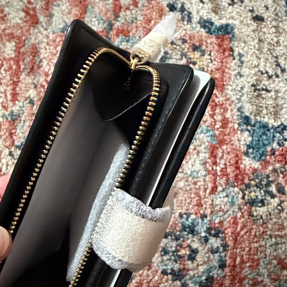 NWT Kate Spade NY Madison Puffy Heart Medium Bifold Wallet Meringue Multi ♠️ NEW - Picture 8 of 16